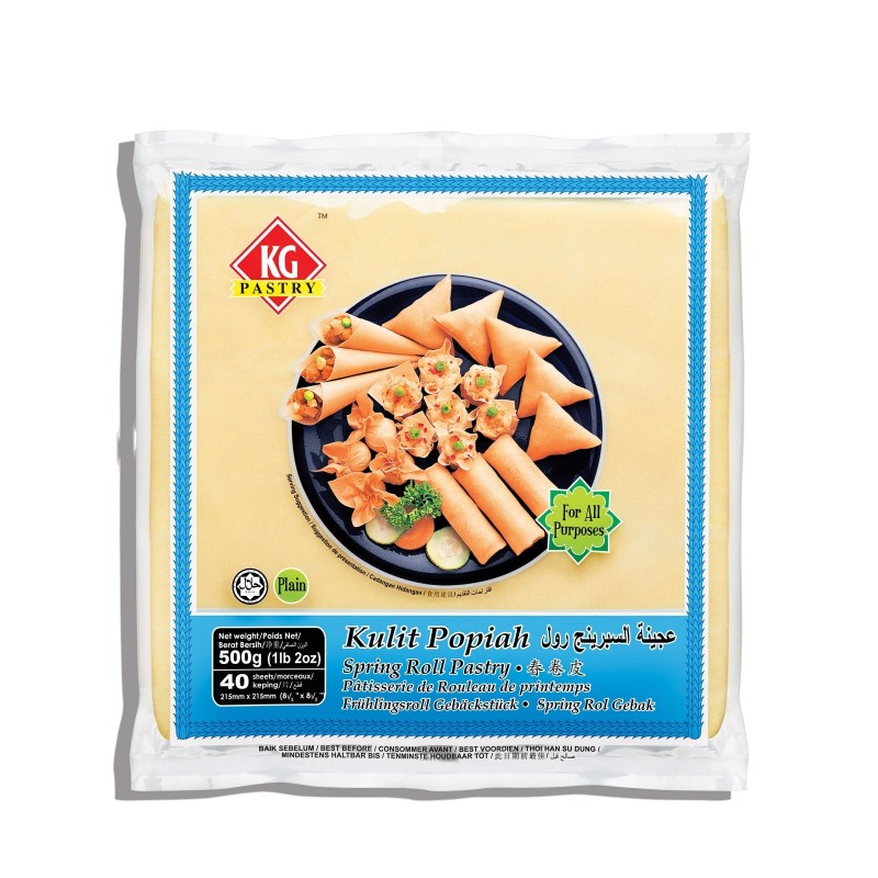 KG Pastry Spring Roll Pastry 8.5 40s