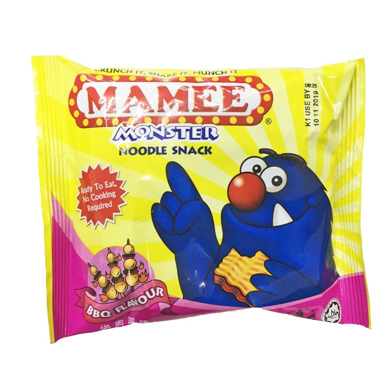 Mamee Monster Noodle Party Pack BBQ Flavour 40s