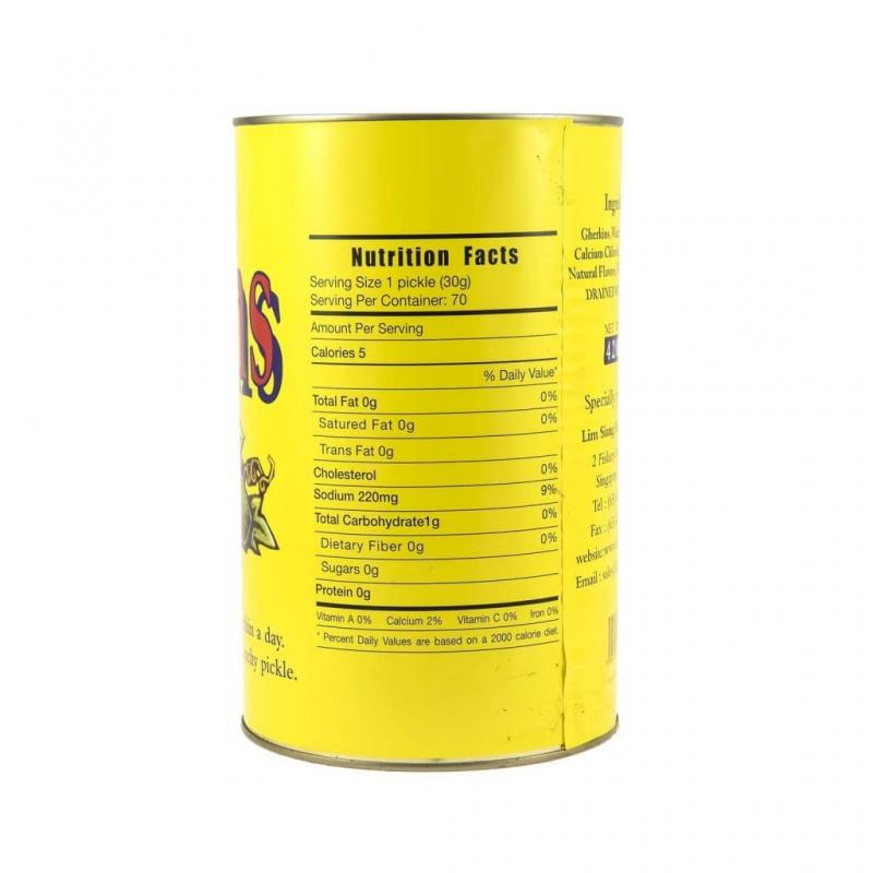 Royal Miller Gherkins In Vinegar 4.2kg