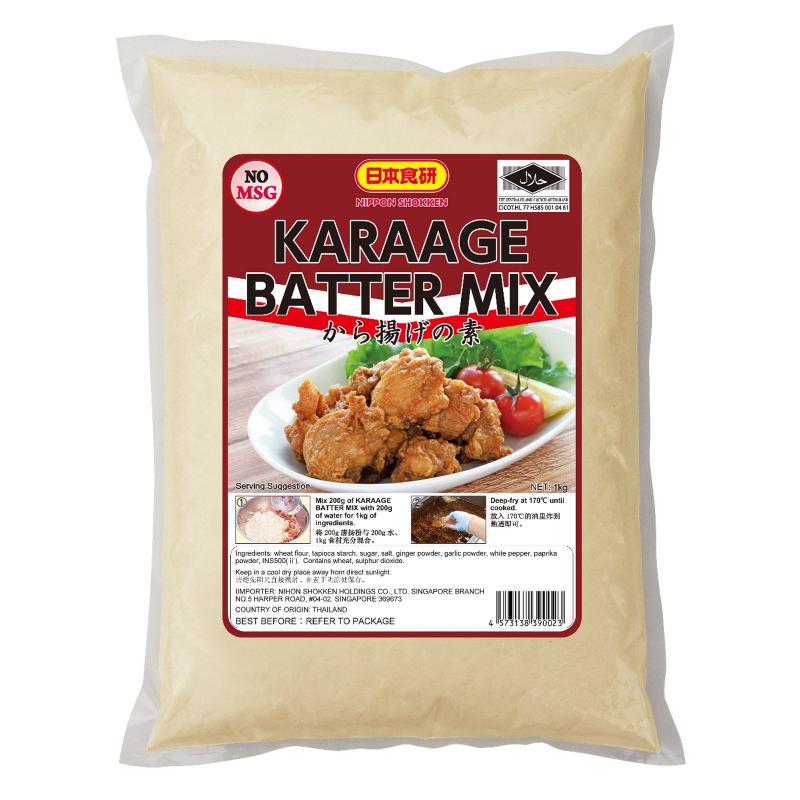 Nihon Shokken Karaage Batter Mix No MSG (Halal)  1kg