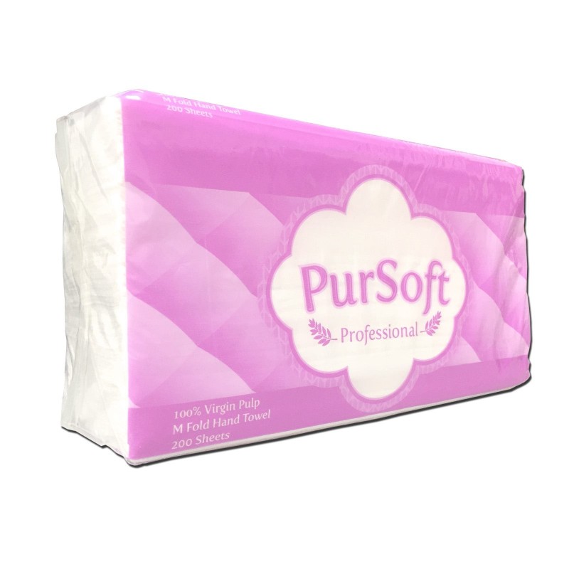 PurSoft Professional Tissue M Fold Hand Towel 1 Ply