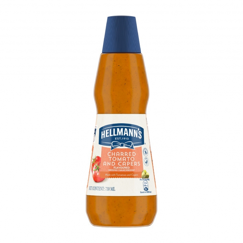 Hellmann’s Charred Tomato and Capers Dressing 730ml