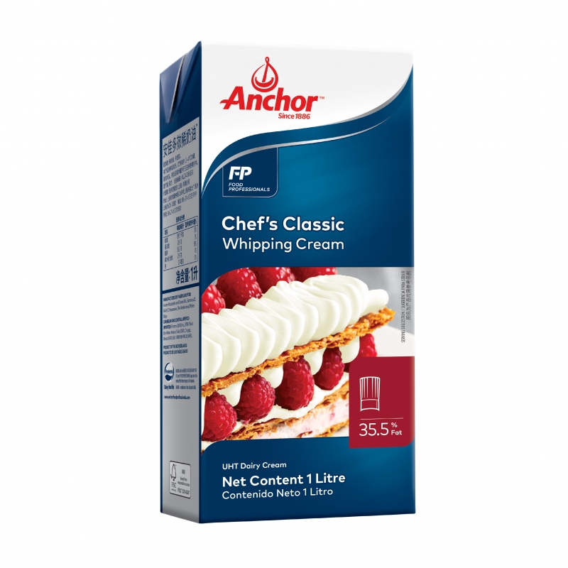 Anchor Chefs Classic Whipping Cream 1L