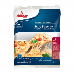 Anchor Extra Stretch+ Shredded Mozzarella Cheese 2kg