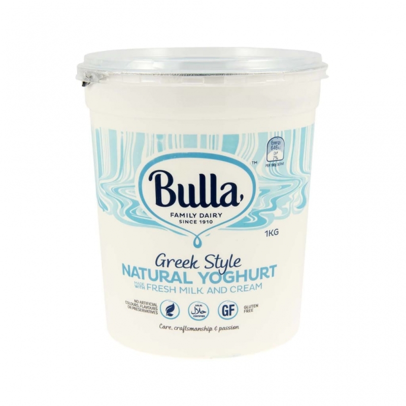 Bulla Greek Style Natural Yoghurt 2L