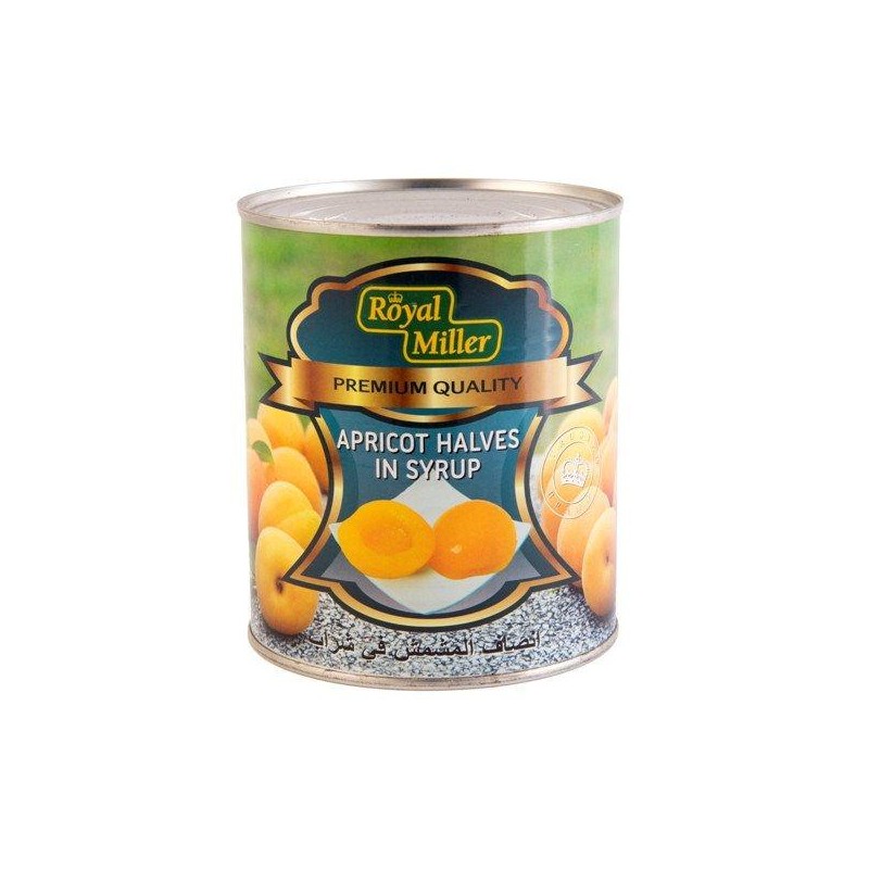 Royal Miller Apricot Halves In Syrup 825g