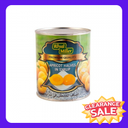 Royal Miller Apricot Halves In Syrup 825g