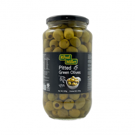 Royal Miller Pitted Green Olives 935g