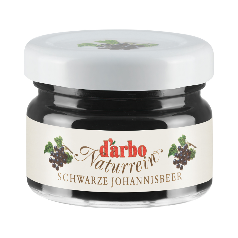 Darbo Mini Jar BlackCurrant Fruit Spread 28g