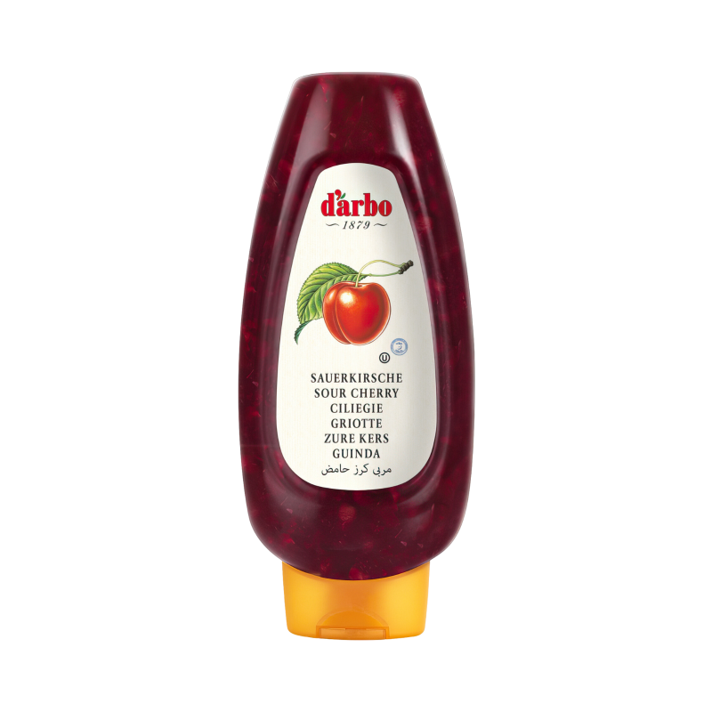 Darbo Fruit Spread Squeeze Bottle Sour Cherry 900g