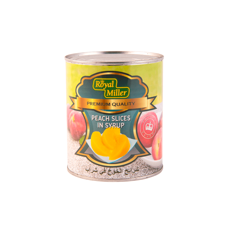 Royal Miller Peach Sliced In Syrup 825g