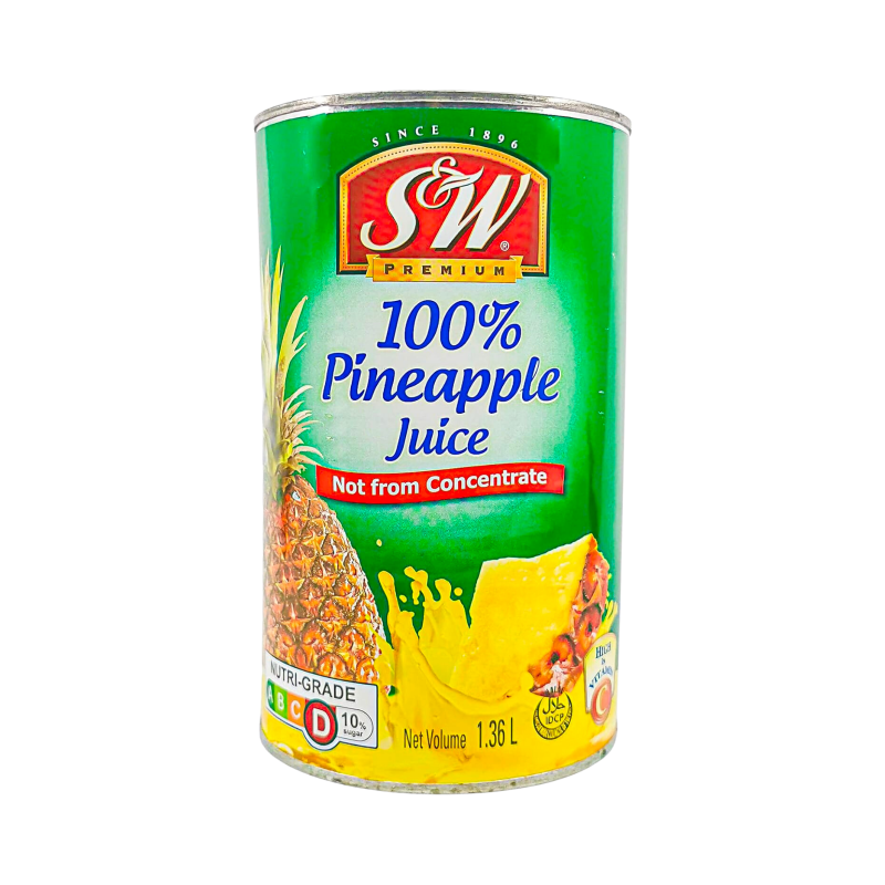 (BCRS)sS&W 100% Pineapple Juice 1.36L