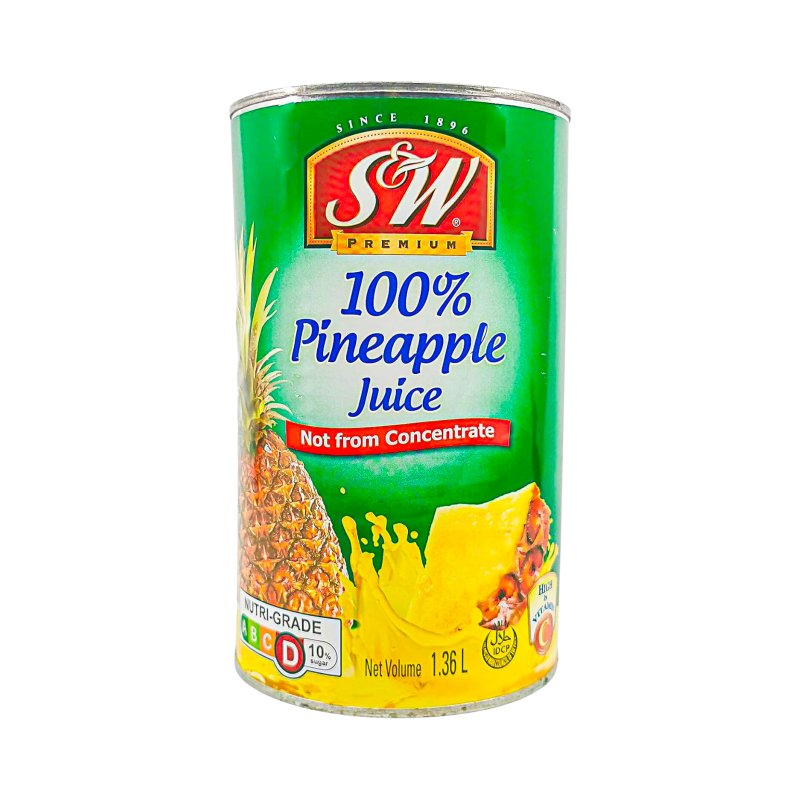 S&W 100% Pineapple Juice 1.36L