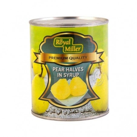 Royal Miller Pear Halves In Syrup 825g