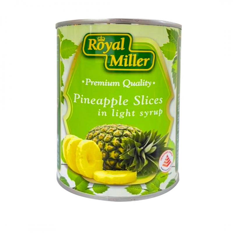 Royal Miller Pineapple Slice In Light Syrup 565g