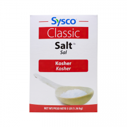 Sysco Classic Kosher Salt 1.36kg