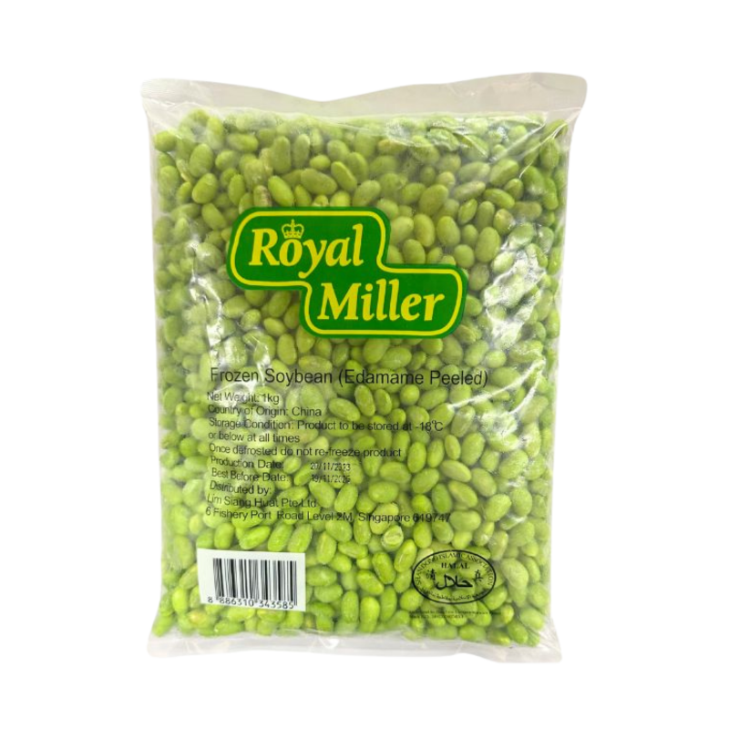 Royal Miller Frozen Edamame Peeled 1kg