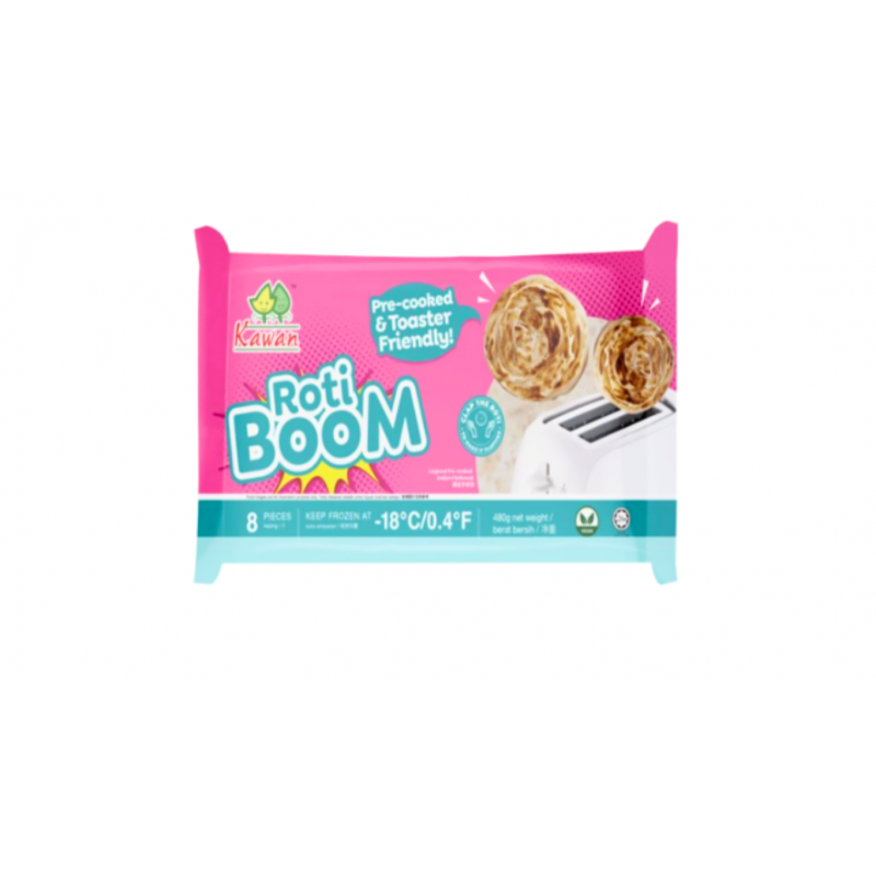 Kawan Roti Boom 60g x 8s x 20pkts + Free Dhal Curry 100g