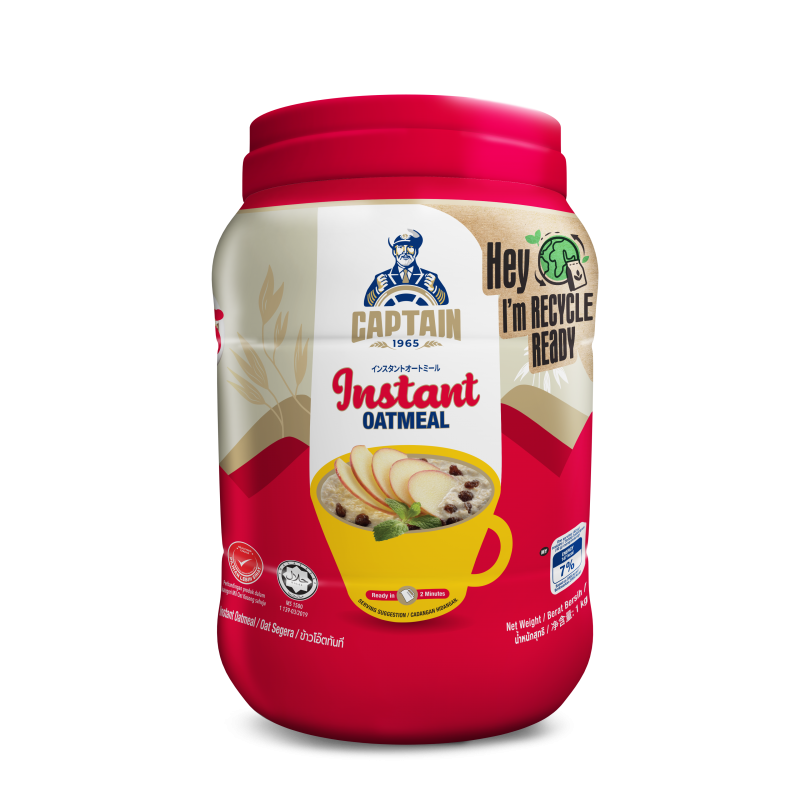 Captain Oats Instant Oatmeal 1.2kg