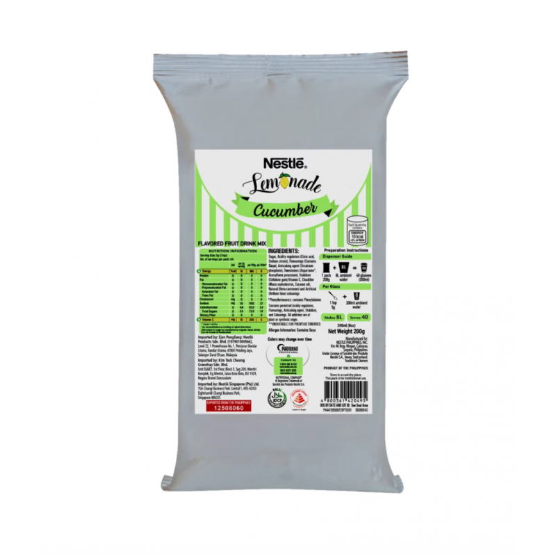 Nestle Pro Cucumber Lemonade Exp 140G