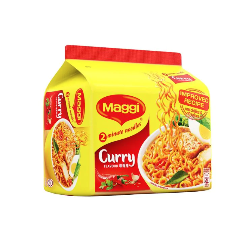 Maggi 2minute Curry Noodles 5x79g