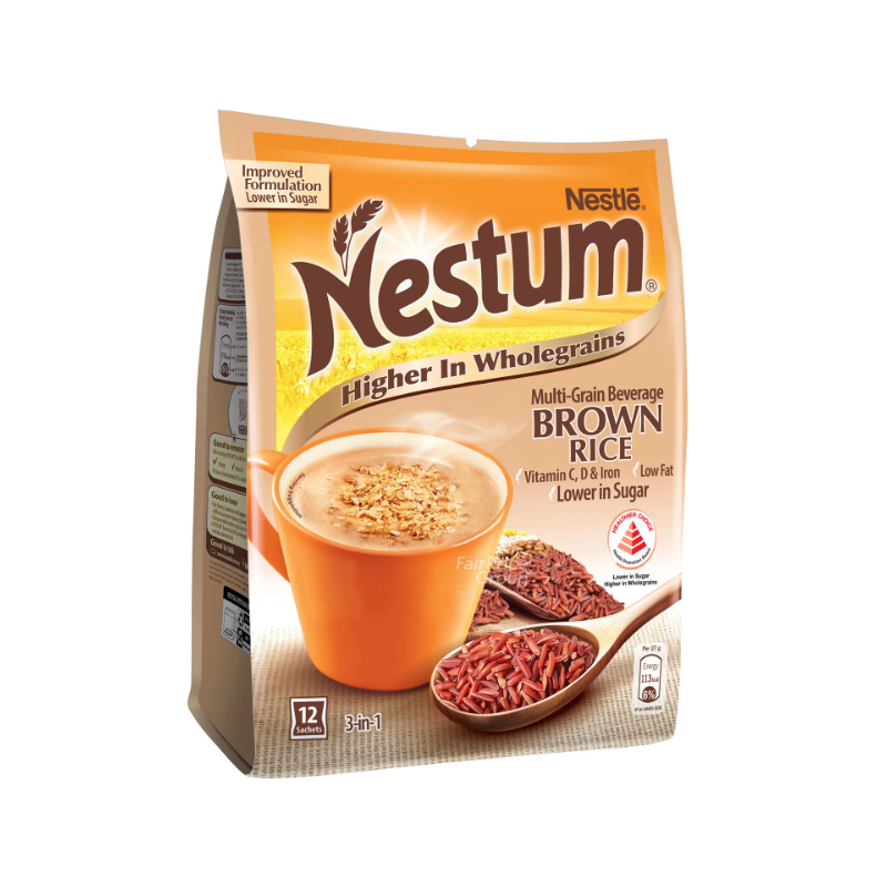 Nestum 3 in 1Brown Rice 12x27G