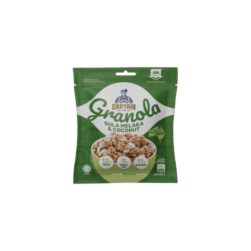 Captain Gula Melaka & Coconut Granola 40g