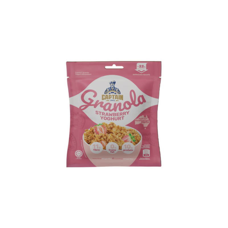 Captain Strawberry Yogurt Granola 40G
