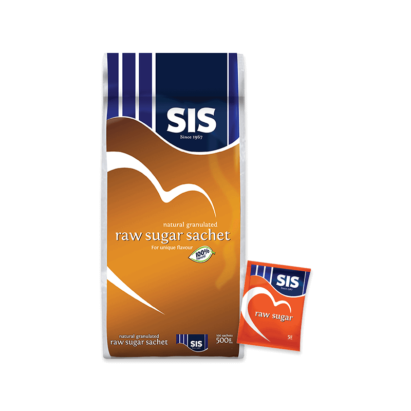 SIS Raw Sugar Sachets 100s