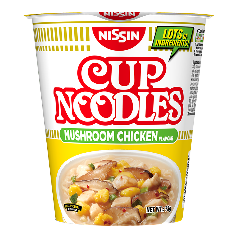 Nissin Mushroom Chicken Cup Noodle 24