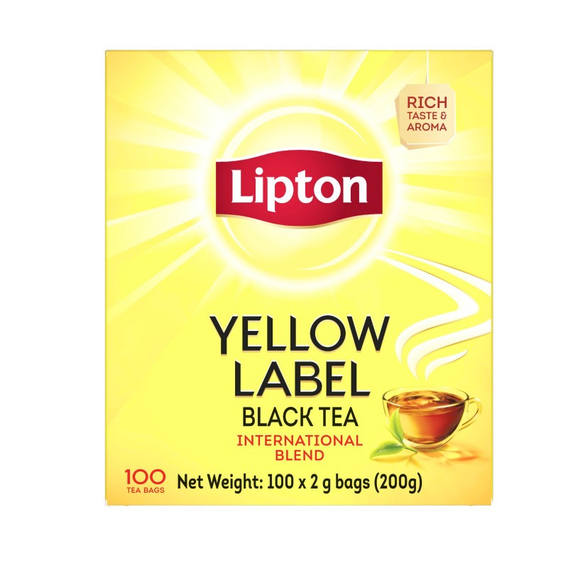 Lipton Yellow Label Tea Envelope 100s