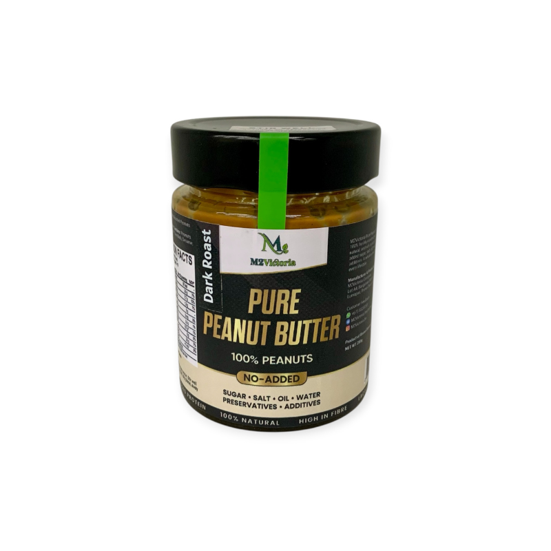 M2Victoria Pure Peanut Butter 280g - Dark Roast