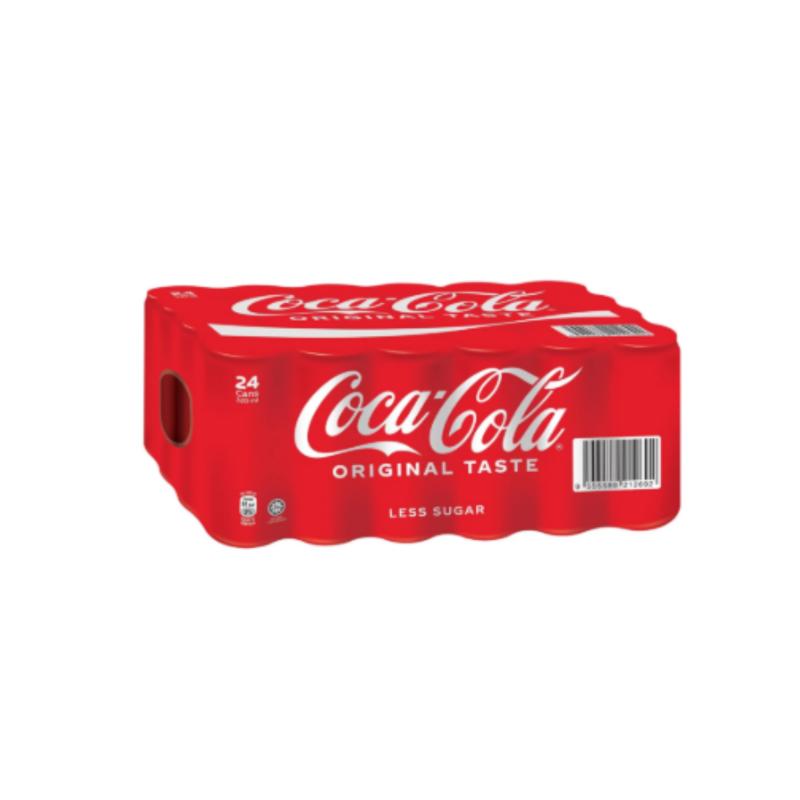 Coke Original Less Sugar 24 x 320ml