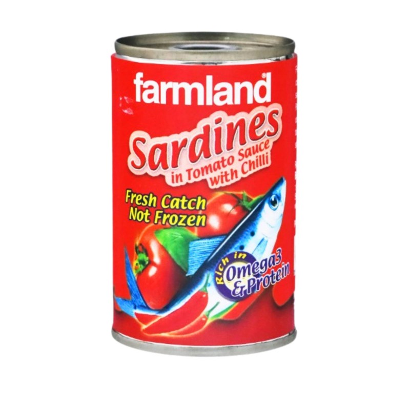 Farmland - Sardines in Tomato Sauce with Chili 50x155g