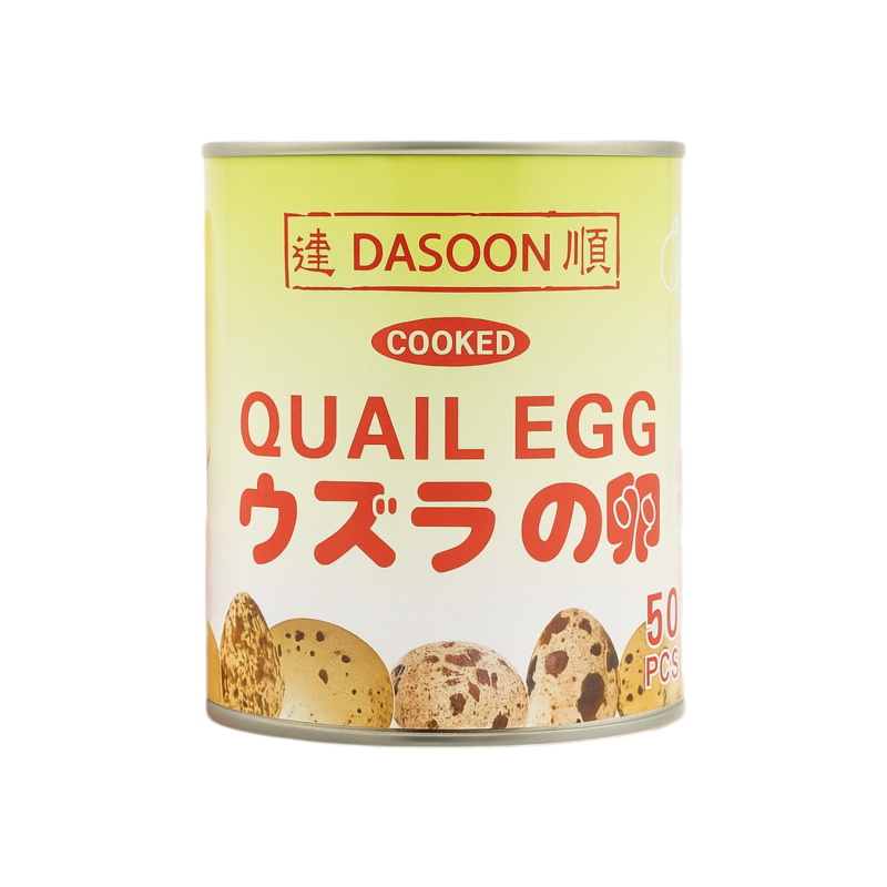 Dasoon Cooked Quail Egg (Canned) 50 pieces (12 x 830g)