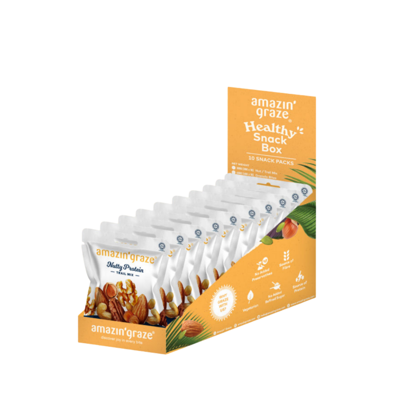 Amazin' Graze Nutty Protein Trail Mix 10 x 30g