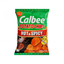 Calbee Potato Chips Hot &...