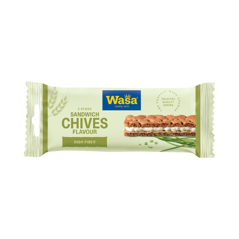 Wasa Sandwich Cheese & Chives 2s - 37g