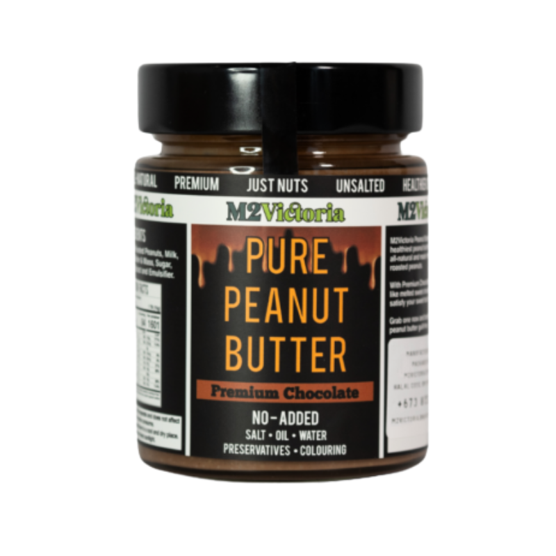 M2Victoria Pure Peanut Butter with Premium Chocolate 280g