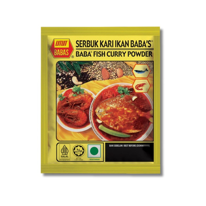 Baba's Curry Powder Fish 250g
