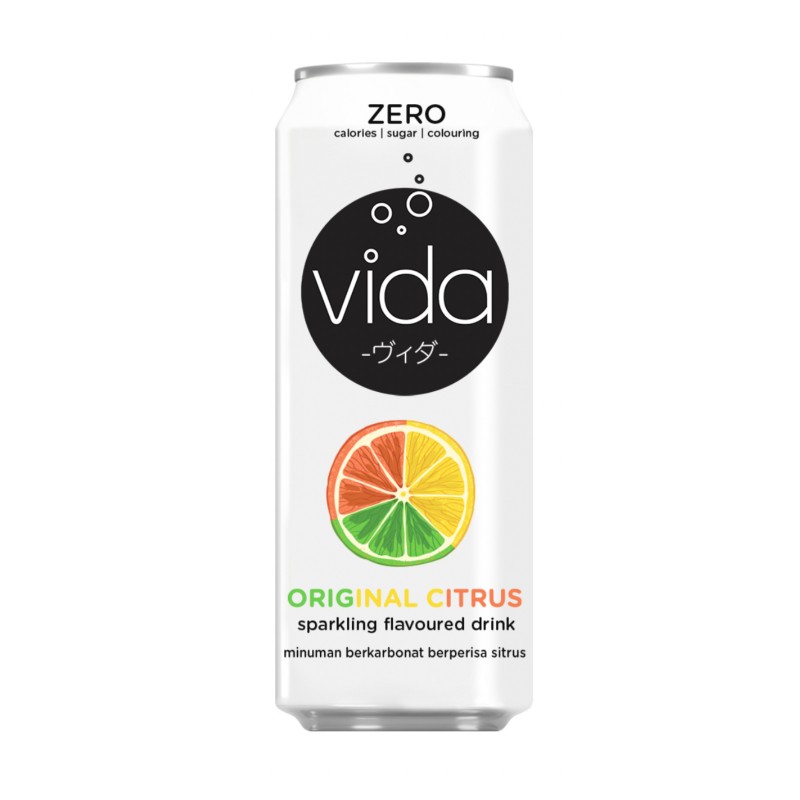 Vida Zero Original Citrus Sparkling Drink 325ml