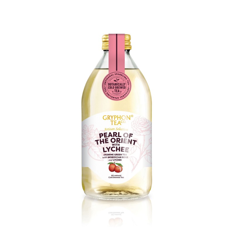 Gryphon Pearl of the Orient with Lychee Cold Brewed Sparkling Tea 300ml